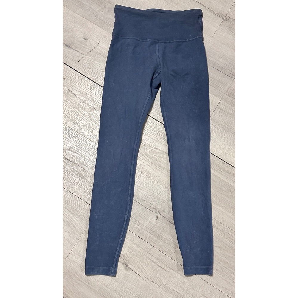 Lululemon Align High Rise Leggings Blue Workout Yoga  24"waist sz 2‎ no tag